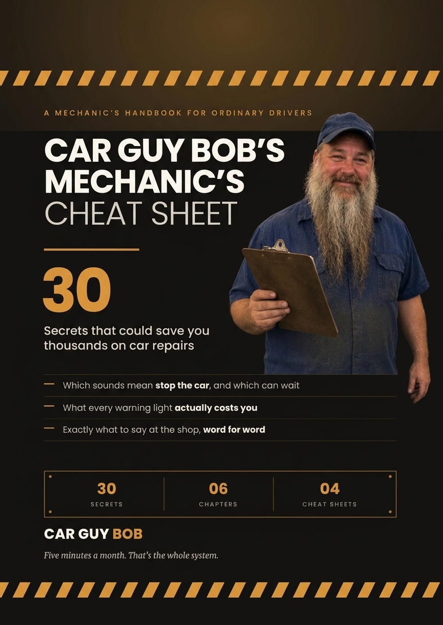 Car Guy Bob's Mechanic's Cheat Sheet cover